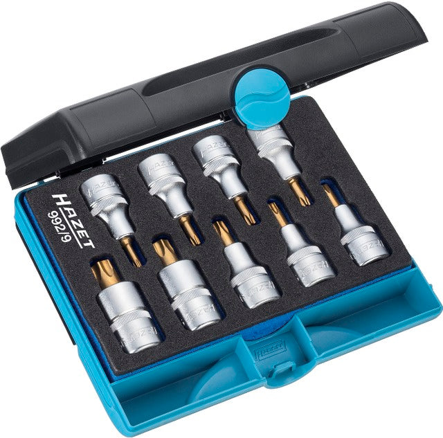 HAZET 514342 992/9 Csavarhúzó készlet, 1/2" TORX, 9 részes