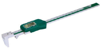 INSIZE 1524-200 5-200mm/0.2-8" Hátsó mérőcsőrős központ és szél közötti tolómérő 5-200/0.01 mm