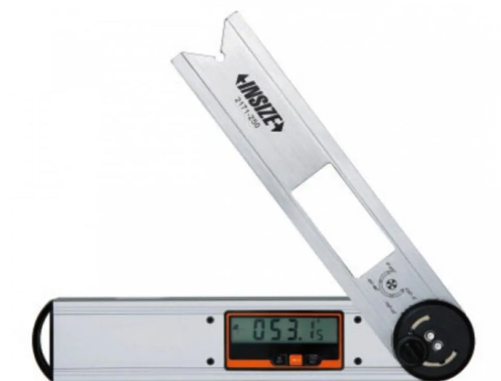 INSIZE 2171-250 0 - 360° Digitális szögmérő 250 mm, 0-360°