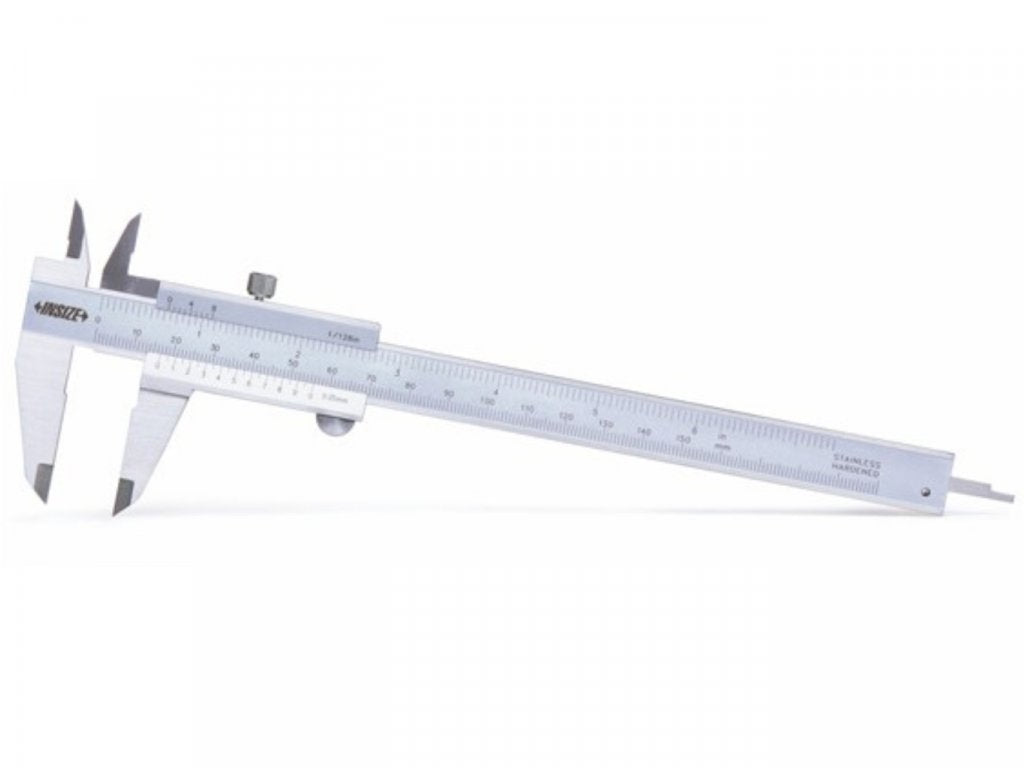 INSIZE 1205-200S 0-200mm/0-8" Sztenderd nóniuszos tolómérő 0-200/0.05 mm