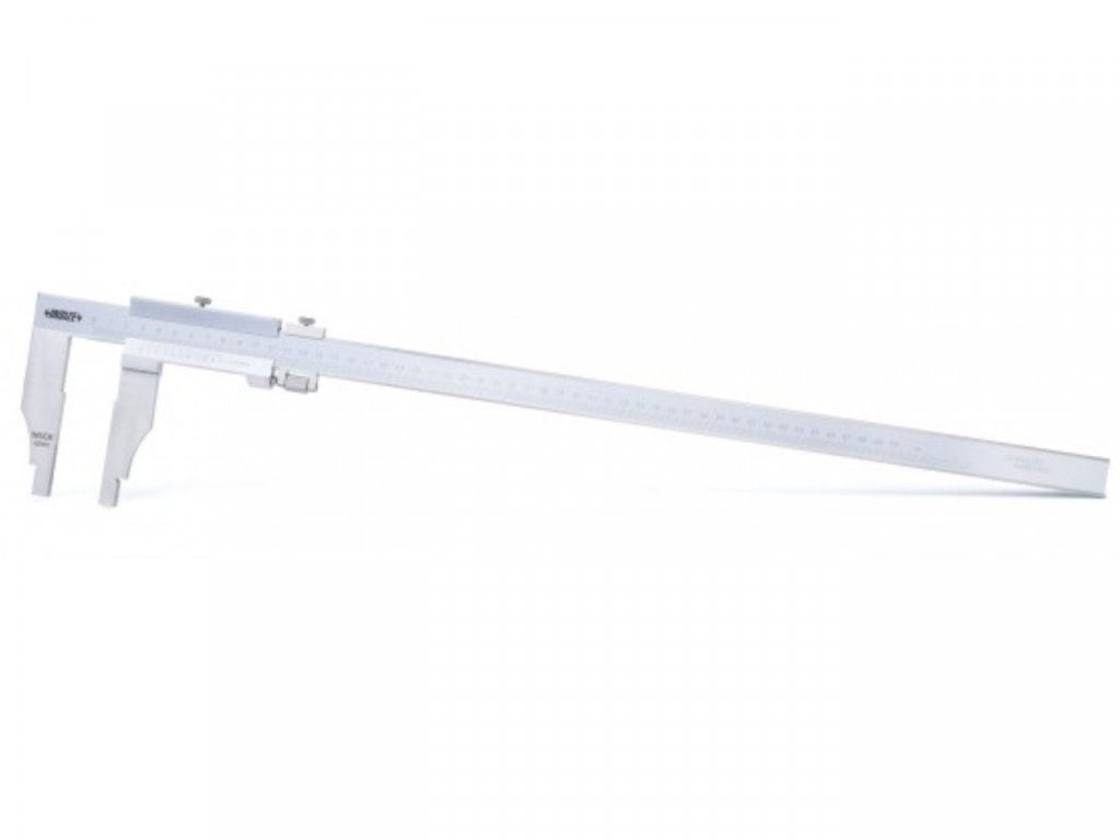 INSIZE 1208-1024 0-1000mm/0-40" Szilárd típusú alsó csőrös nóniuszos tolómérő 0-1000/150/0.05 mm