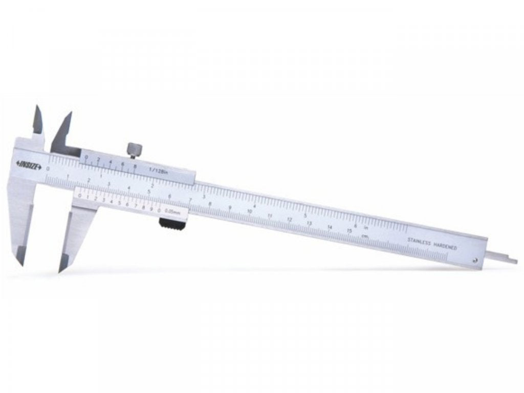 INSIZE 1238-1502 0-150mm/0-6" Keményfém betétes nóniuszos tolómérő külső és belső mérésekhez 0-150/0.02 mm