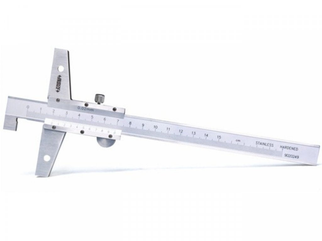 INSIZE 1248-2001 0-200mm Nóniuszos mélységmérő horgas véggel 0-200/0.02 mm