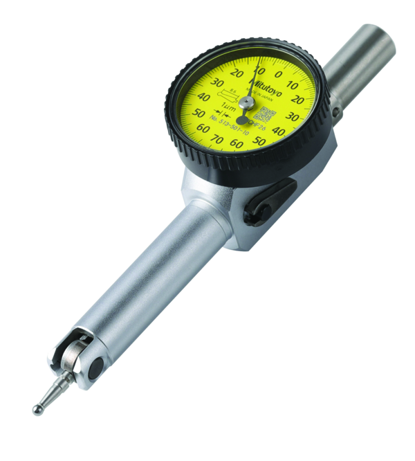 Mitutoyo -  513-501-10H Dial Test Indicator, Pocket Type 04mm, 0,001mm, D=6 mm Stem