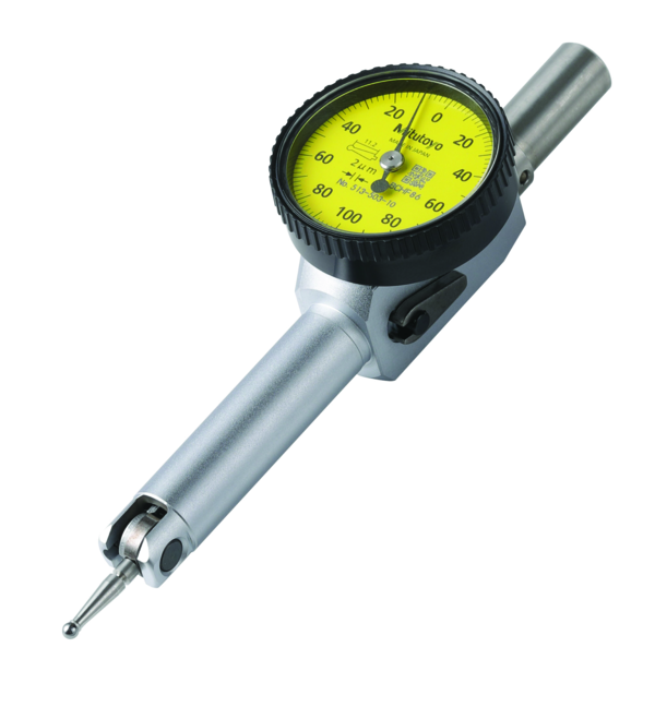 Mitutoyo -  513-503-10H Dial Test Indicator, Pocket Type 0,2mm, 0,002mm, D=6 mm Stem