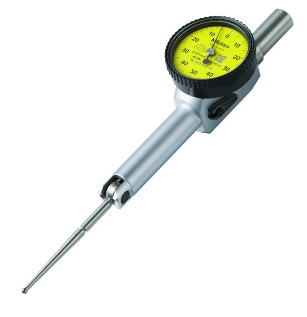 Mitutoyo -  513-515-10H Dial Test Indicator, Pocket Type 1mm, 0mm, D=6 mm Stem