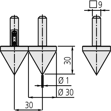 Mitutoyo - Meßschnabel *2*, Inch