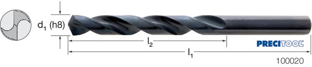 100020 0,30 PREMUS 100020 0,30 Csigafúró, HSS N típus CBN köszörült