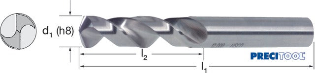 PREMUS 100670 1,00 Csigafúró, HSS-Co Inox típus