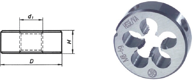 140050 M2 JBO 140050 M2 Menetmetsző, HSS-Co metrikus INOX