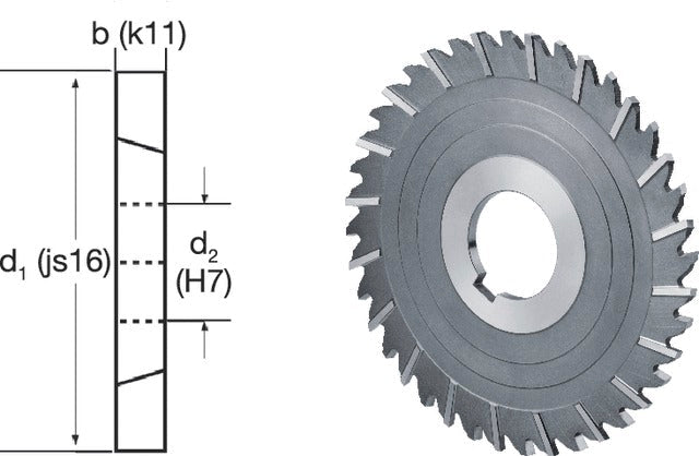 152900 125X3,0X32 PREMUS 152900 125X3,0X32 Fém körmarók, HSS-Co N típus keresztfogazású