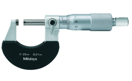 Mitutoyo Analóg Külső Mikrométer 0-25mm Alapmodell (102-301)