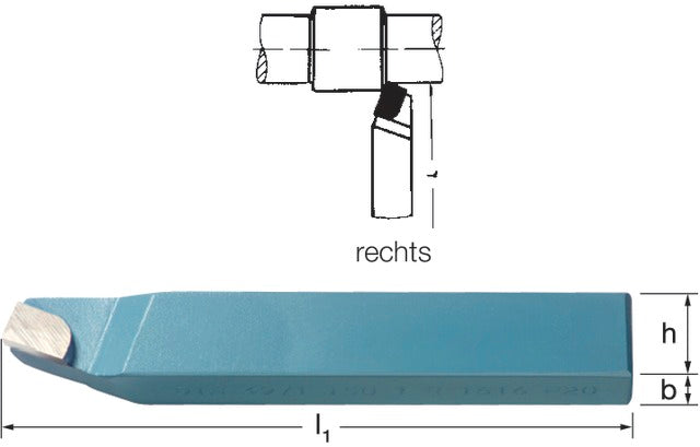 PRETEC 194020 12X12 Esztergakés, jobbos P20