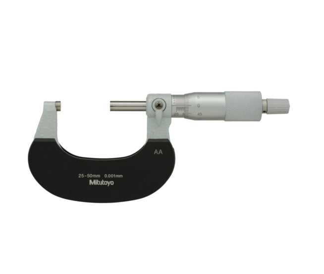Mitutoyo - Outside Micrometer with  Heat Ins, Plate