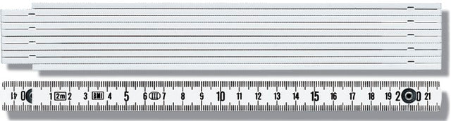363100 2 BMI 363100 2 Összehajtható mérőléc, műanyagból