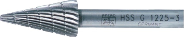 440300 G1020 PFERD 440300 G1020 HSS turbómaró, fogazás 3 G hegyes kúp alak