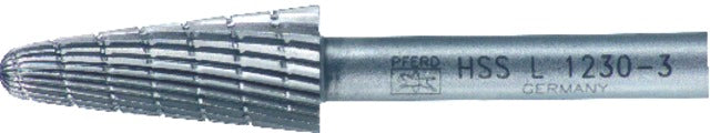 440400 L1230 PFERD 440400 L1230 HSS turbómaró, fogazás 3 L lekerekített kúp alak