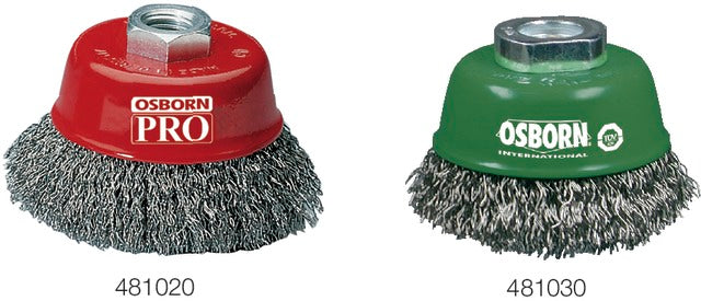OSBORN 481020 60/0,20 Fazékkefe, Acélhuzal keferész