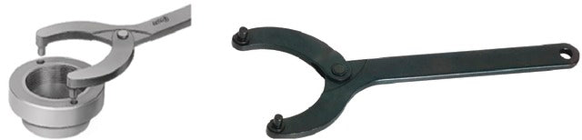 AMF 506100 125/7 csuklós homlokfuratos kulcs, állítható