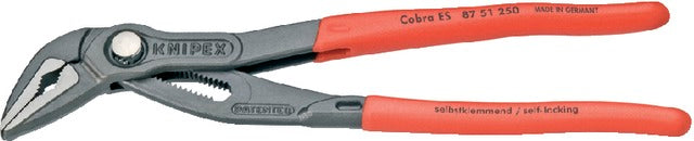 KNIPEX 551680250 Vízpumpafogó, Cobra fogó, polírozott, műanyaggal bevont markolattal