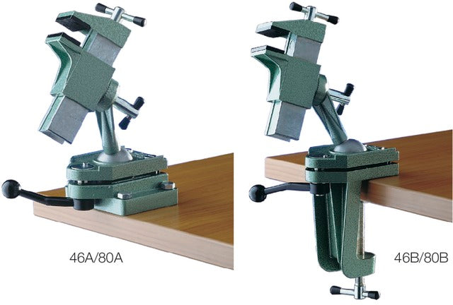 UNI-SPANN 588960 46B Műszerész satu,, gömbcsuklóval