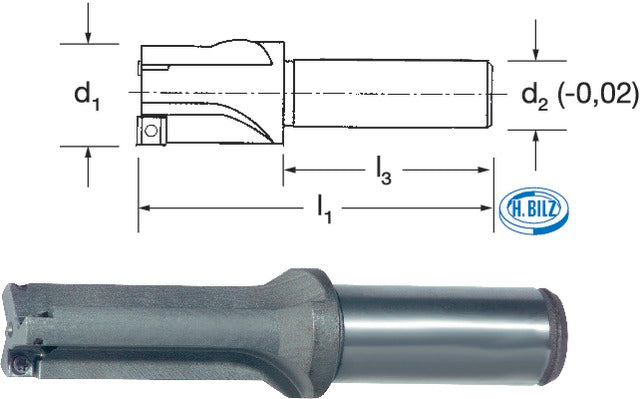 BILZ 113760 18,0 Felfúró- és horonymaró szerszám, hosszú UNW típus