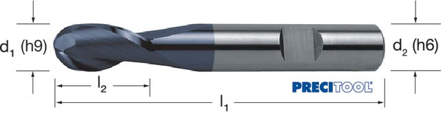 PREMUS 178265 20,00 Gömbmaró, Tömör keményfém hosszú ALCRONA