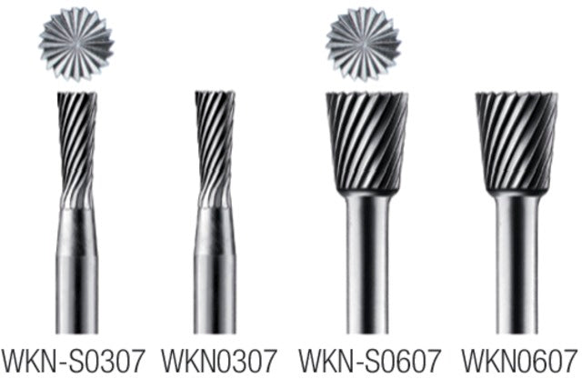 444800 WKN0608 PRETEC 444800 WKN0608 Keményfém turbómaró, Fordított ív alakú keresztfogazású Z=4