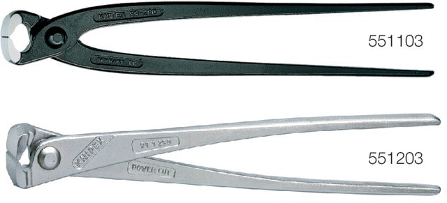 KNIPEX 551103300 Monier fogó, feketére foszfátozott, polírozott fej