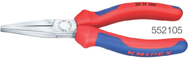 KNIPEX 552105160 Laposfogó, krómozott, többkomponensű burkolattal