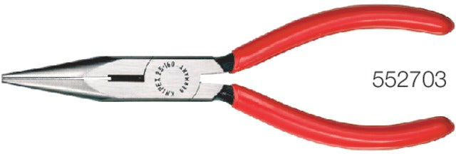 KNIPEX 552703160 Lapos gömbölyű fogó, polírozott, műanyaggal bevont markolatok