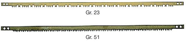 BAHCO 498035 23 Keretes fűrész, Fűrészlapok