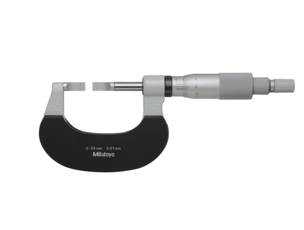 Mitutoyo - Blade Micrometer, Hardened Steel Blade