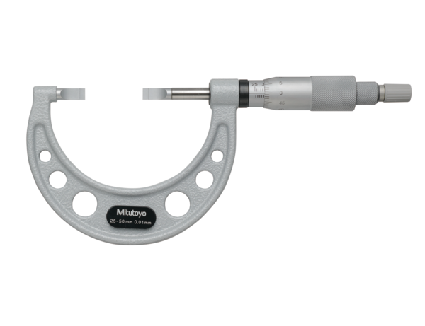 Mitutoyo - Blade Micrometer, Hardened Steel Blade