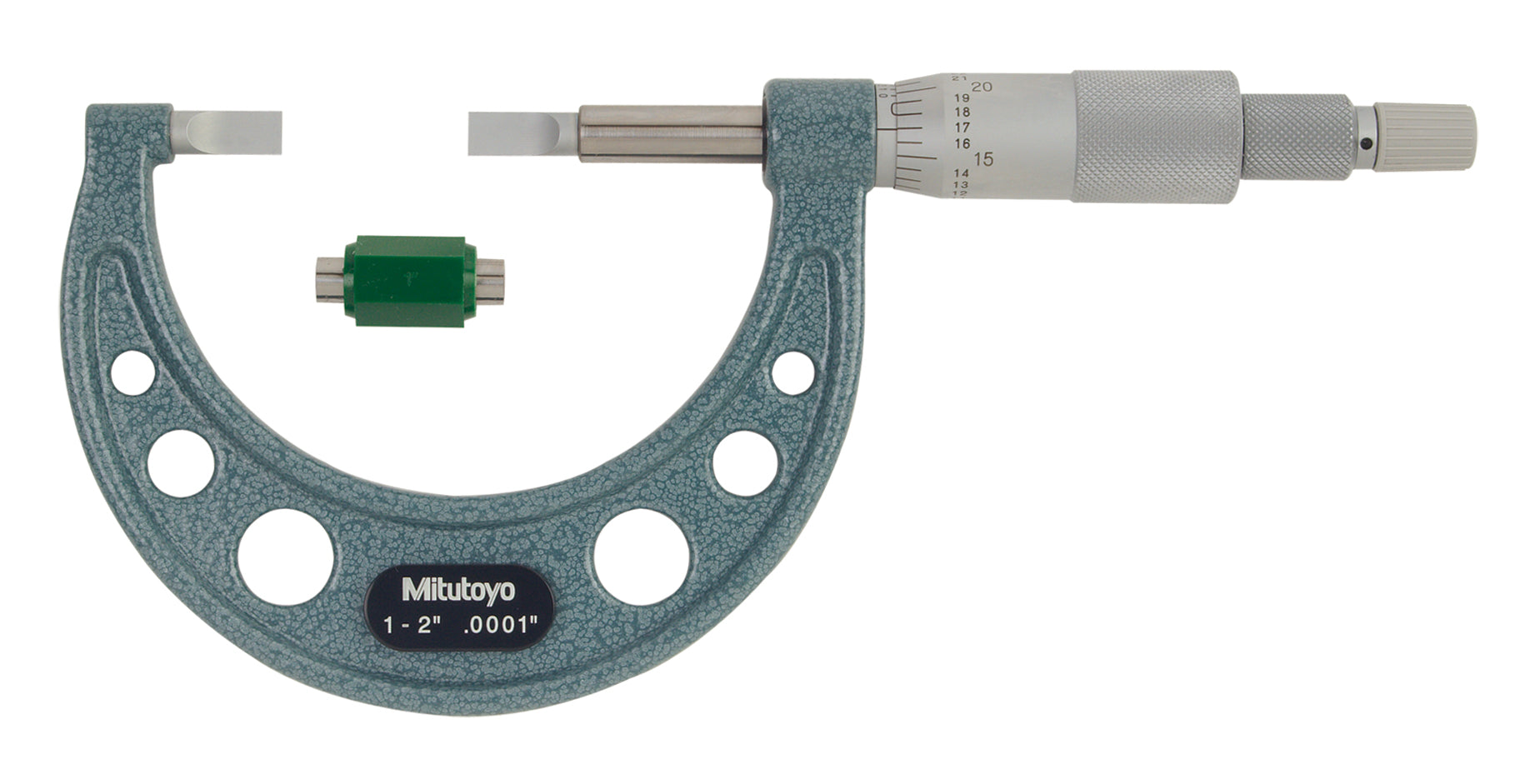 MITUTOYO 122-126 Blade Micrometer, Hardened Steel Blade 1-2", 0,75mm Blade