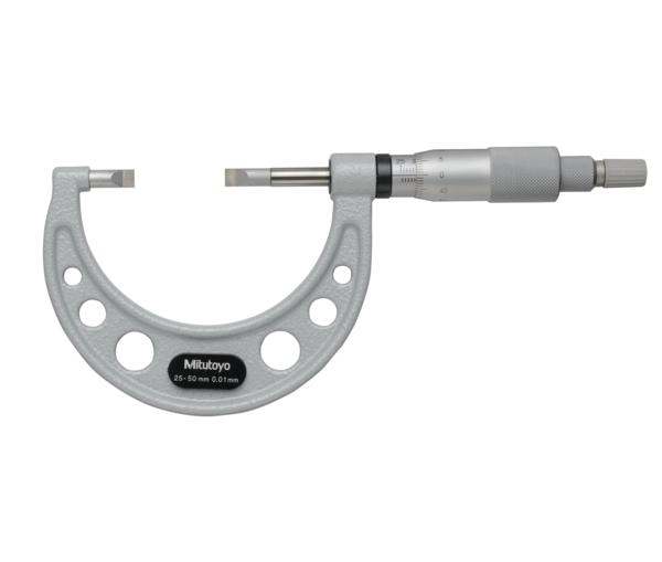 Mitutoyo - Blade Micrometer, Carbide-Tipped Blade