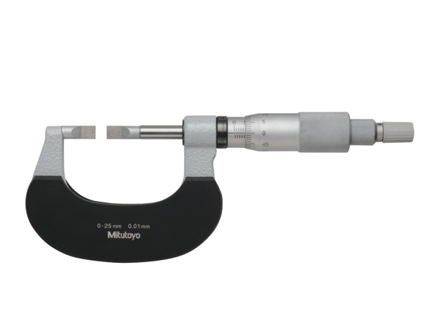 Mitutoyo - Blade Micrometer, Carbide-Tipped Blade