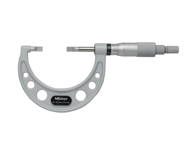 Mitutoyo - Blade Micrometer, Carbide-Tipped Blade