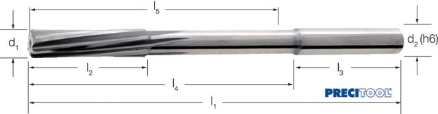 126380 3,02 PREMUS 126380 3,02 NC gépi dörzsár, Tömör keményfém