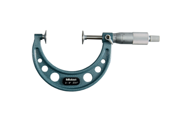 Mitutoyo - Disc Micrometer, Hardened Steel Disks