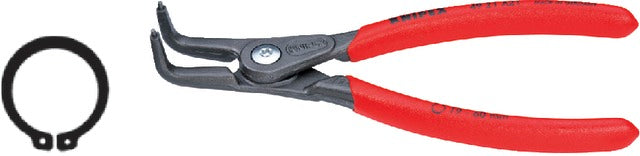 KNIPEX 554162 A01 Seeger-gyűrű fogó, B alak, 90°-ban hajlított