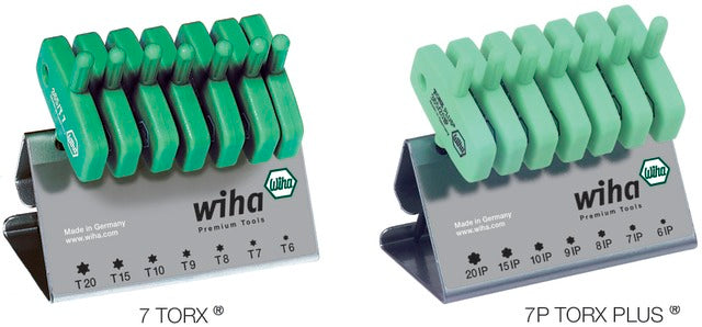 WIHA 505455 7 TORX-/TORX PLUScsavarhúzó készlet, kulcsmarkolattal