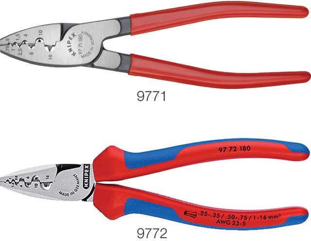 KNIPEX 5577609771 Krimpelő fogó, érvéghüvelyekhez