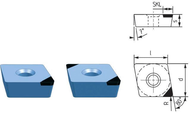 PREMUS 198210 CCGW060202EW CBN váltólapka BSW, BBN33