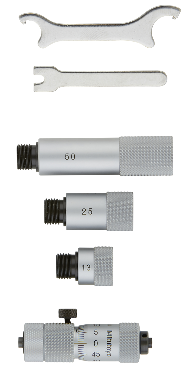 Mitutoyo - Analóg belső mikrométer készlet keményfémbetétes mérőfelülettel