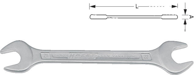 HAZET 500140 3/8X7/16 Kétoldalas villáskulcsok, col