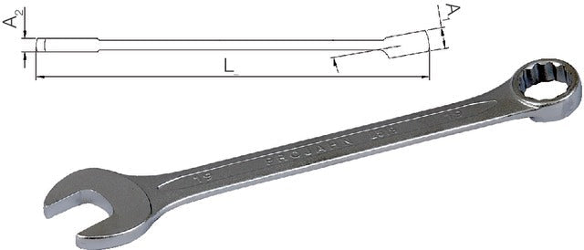 PROJAHN 501350 27 Csillag-villáskulcsok, hosszú