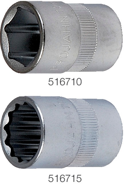 PROJAHN 516715 24 Dugókulcs betét, 1/2" tizenkétszög