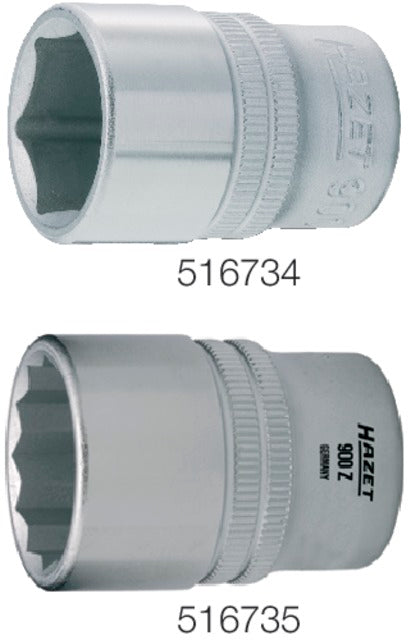 HAZET 516735 21 Dugókulcs betét, 1/2" tizenkétszög