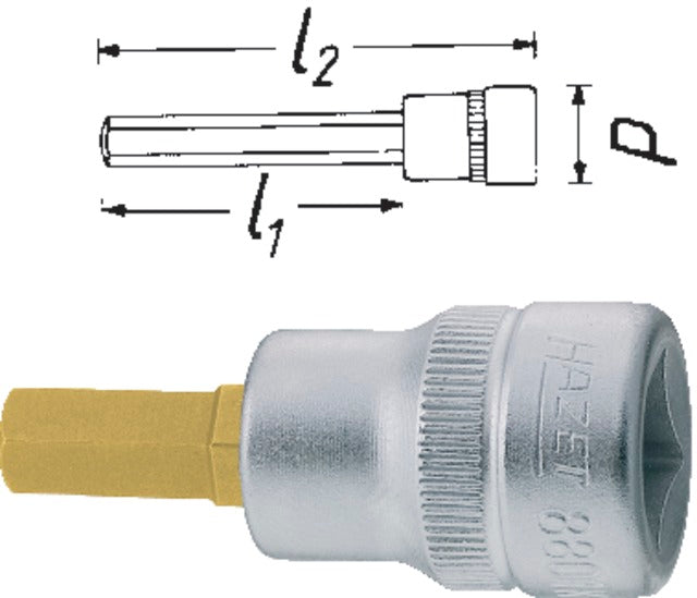 512810 3 HAZET 512810 3 Csavarhúzó betét, 3/8" külső hatszög